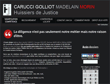 Tablet Screenshot of huissier-rouen.com